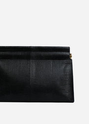 Small Leather Clutch - Black - CO Collections